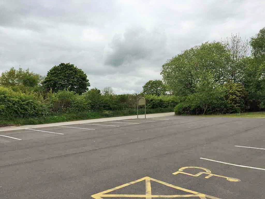 View over the Derbyshire countryside from the Tockfield caravan site